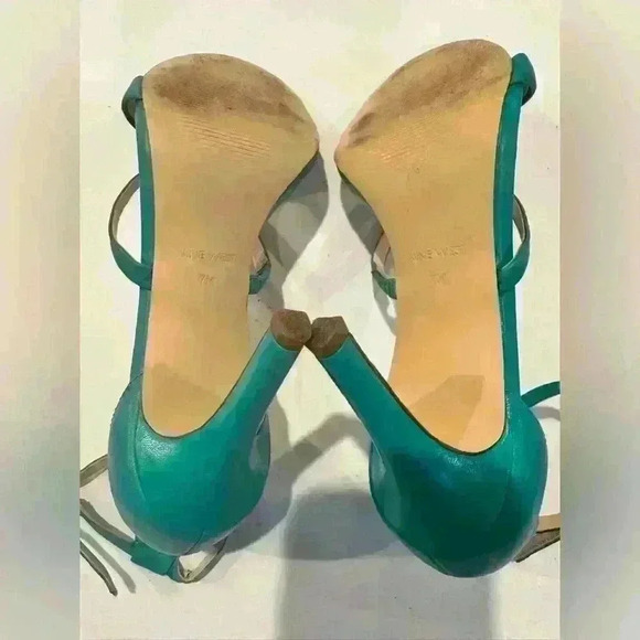 NINE-WEST STILETTO SANDAL Sz. 7M - Picture 5 of 5